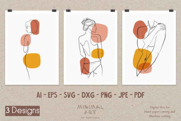 3 Design Wall Art: Minimalist Graphics & Illustrations