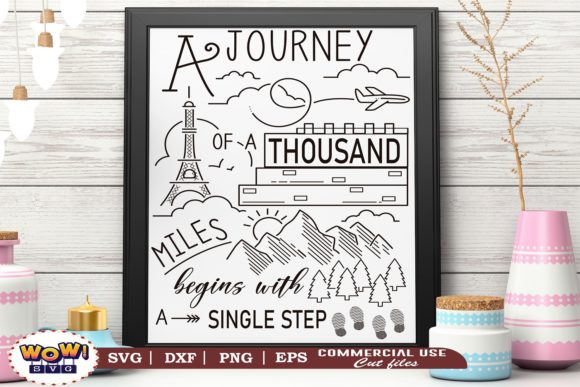 A Journey of a Thousand Mile: Graphics & Illustrations