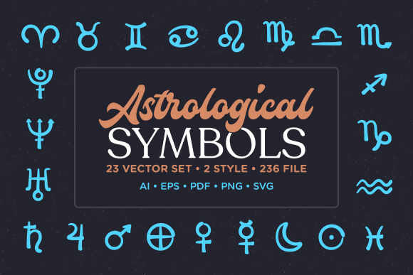 Astrological Symbol Vector Set: Graphics & Icons Review