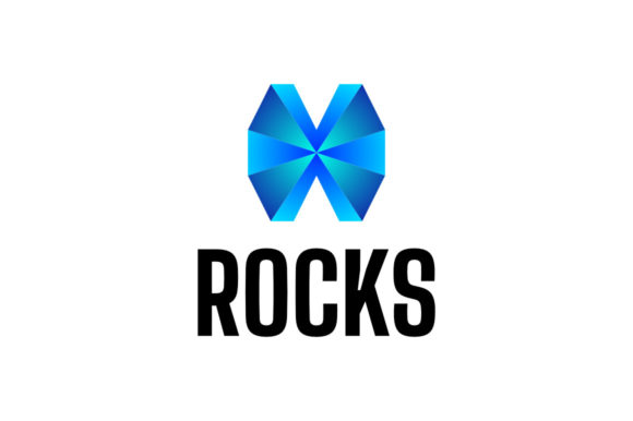 Blue 3D Crystal Diamond Logo: Premium Graphics & Logos