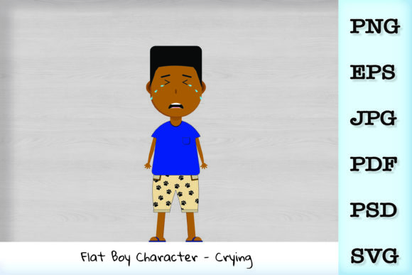 Boy Flat Character: Fresh Graphics & Illustrations