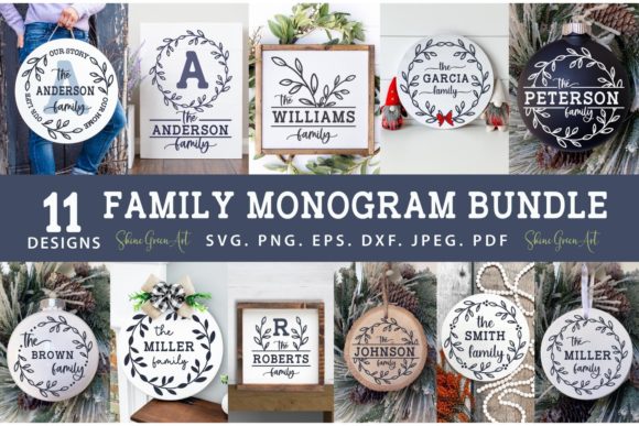 Farmhouse Graphics for Crafts: Monogram Bundle Review
