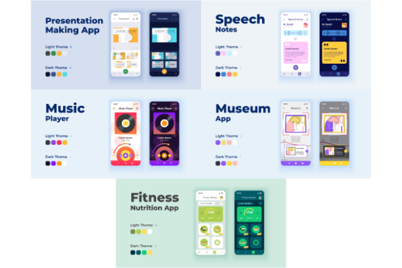 Interface Vector Templates Bundle: Fresh Graphics for Ux And Ui Kits