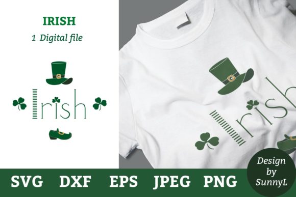 Irish Leprechaun Hat Graphics for Crafts