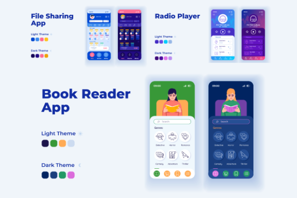 Mobile Ui Bundle: Fresh Graphics for Ux And Ui Kits