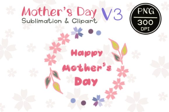 Mother's Day V3 Clipart: Premium Graphics & Illustrations