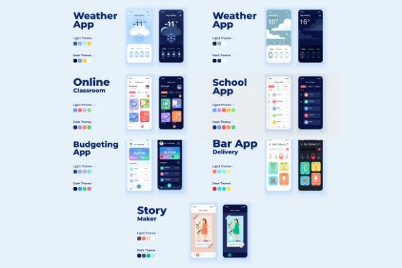 Review: Smartphone Interface Templates Bundle for Modern Embroidery