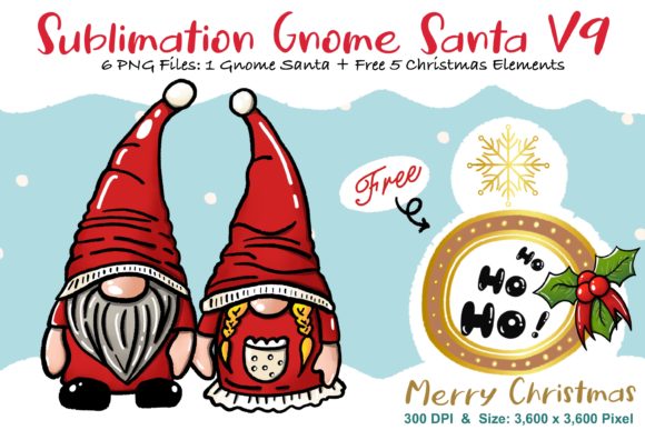 Review: Sublimation Gnome Santa V9 for Holiday Embroidery