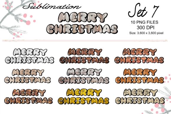 Reviewing Sublimation Merry Christmas Set 7 for Stitchers