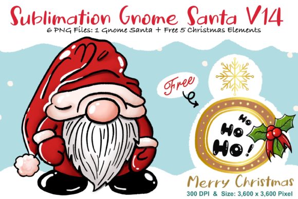 Sublimation Gnome Santa V14: A Designer's Review