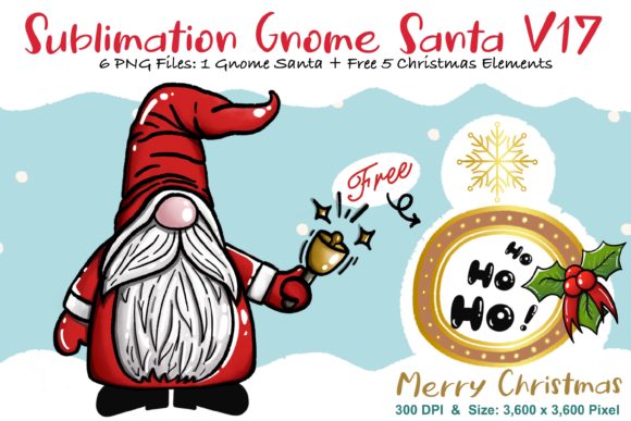 Sublimation Gnome Santa V17: A Designer's Take