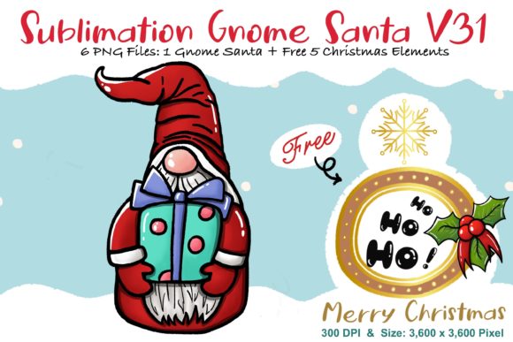 Sublimation Gnome Santa V31: A Designer's Review